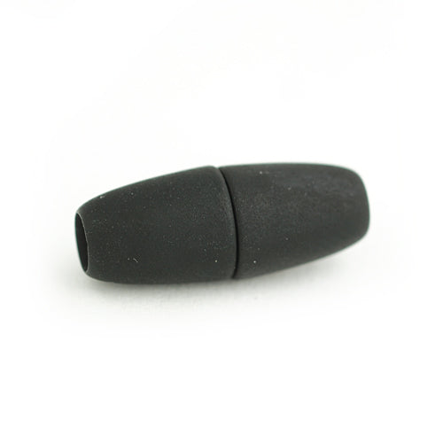 Power magnetic clasp oval / black matt / Ø 4 mm