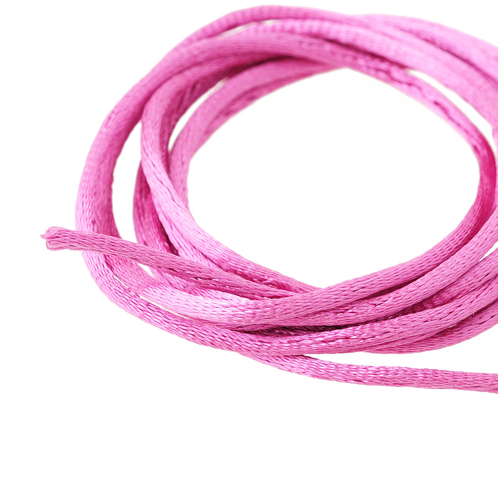 Silk cord dusky pink Ø 2mm / 2m