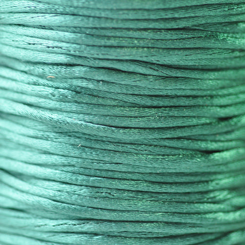 Silk cord emerald Ø 2mm / 2m