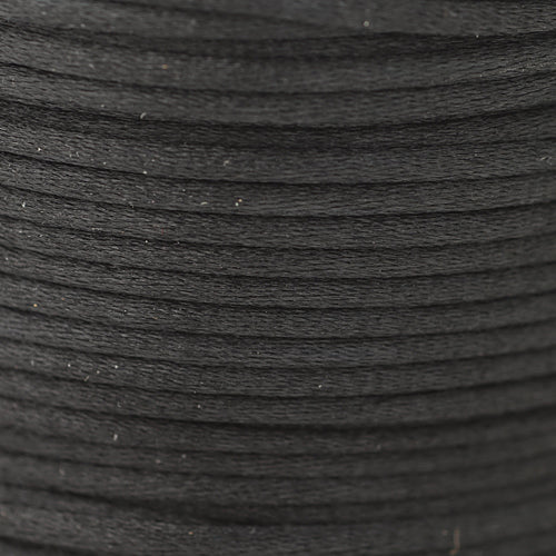 Silk cord black Ø 2mm / 2m