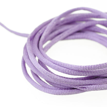 Silk cord violet Ø 2mm / 2m