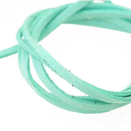 Textile ribbon green Ø 3mm / 1m