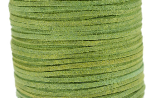 Textile ribbon olive Ø 3mm / 1m