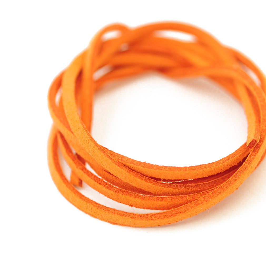 Textilband orange Ø 3mm / 1m
