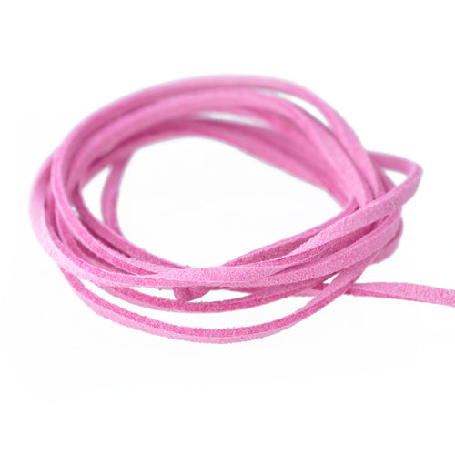 Textile ribbon pink Ø 3mm / 1m