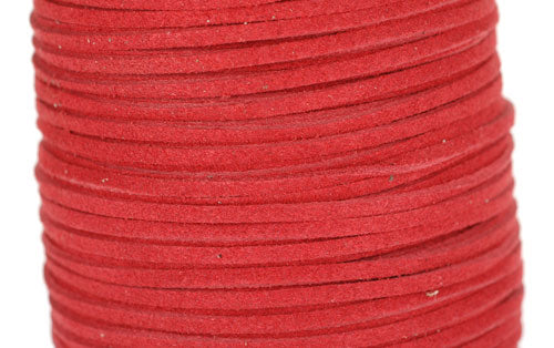 Textile ribbon red Ø 3mm / 1m