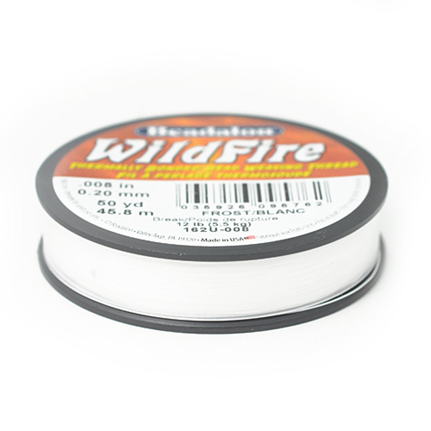 Beadalon WildFire Yarn white / 45m / Ø 0.20mm