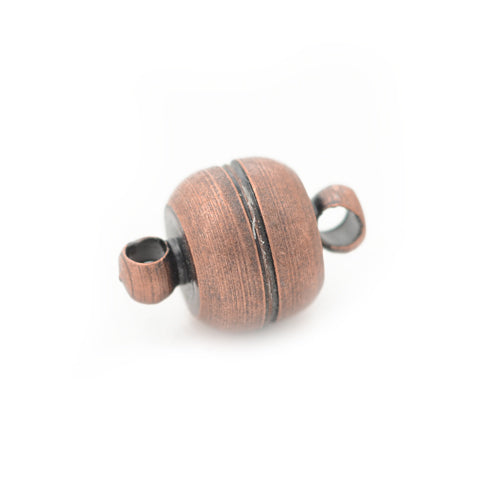 Magnetic clasp / copper colored / Ø 8mm