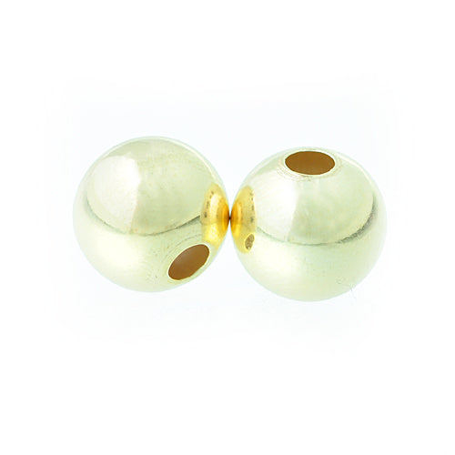 Ball / 925 silver gold plated / Ø 12mm