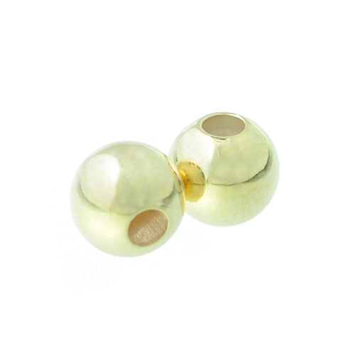 Ball / 925 silver gold plated / Ø 8mm
