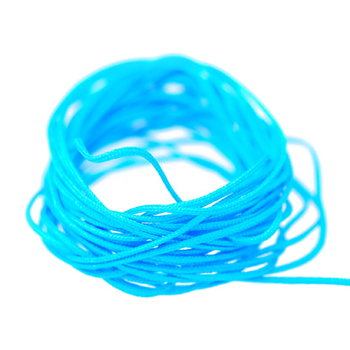 Shamballa cord capri blue / Ø 0.7 mm
