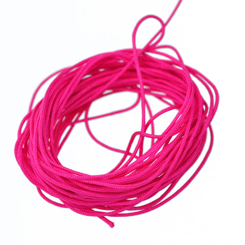 Shamballa cord neon fuchsia / Ø 0.7mm