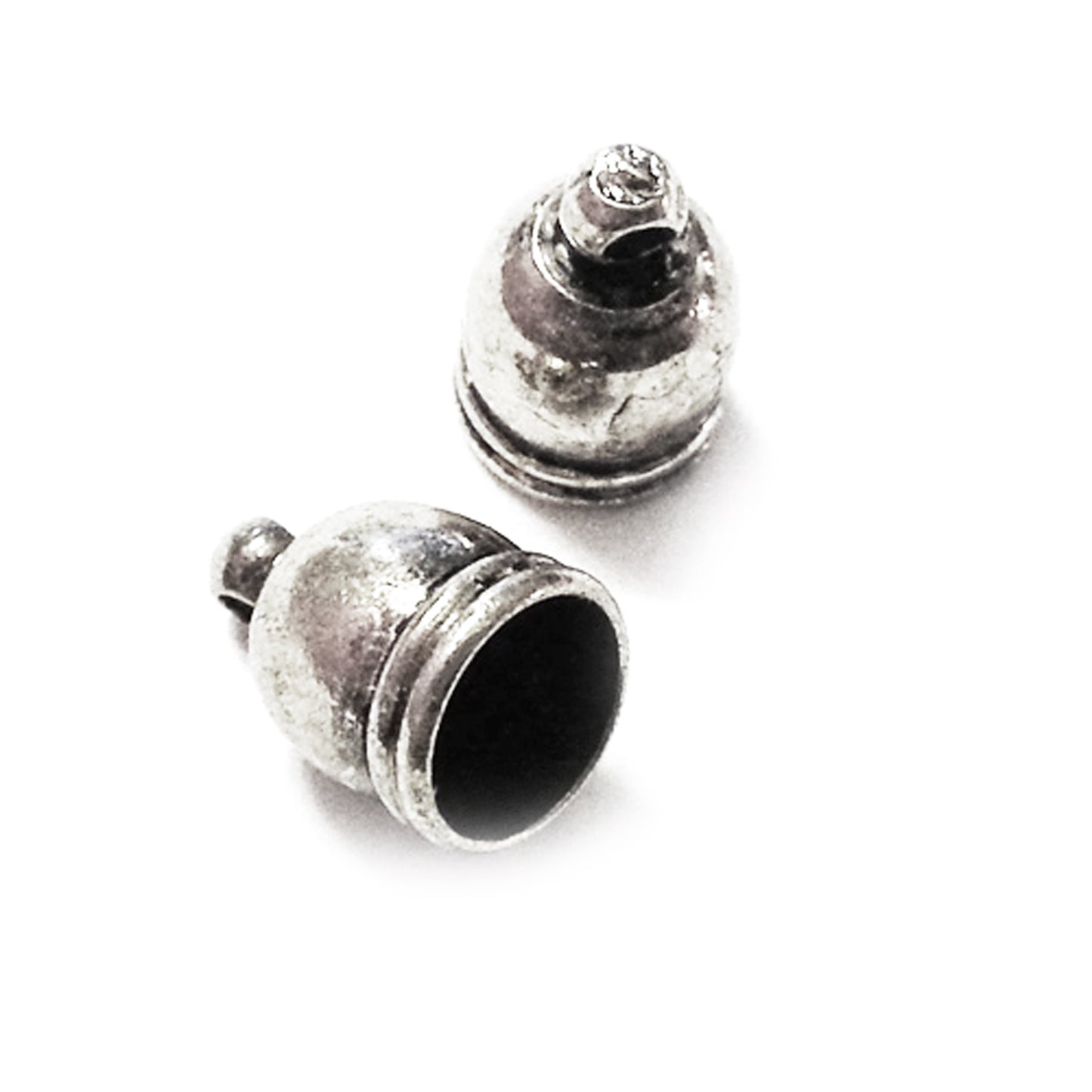 End cap ferrule / antique silver colored / 5mm