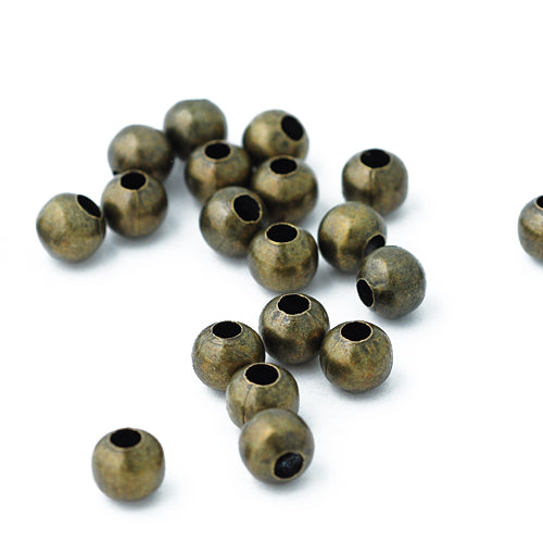 Balls metal / brass colored / Ø 6 mm