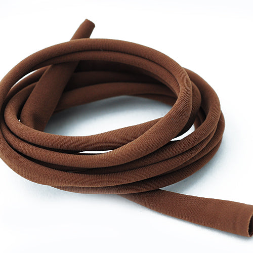 Italian Lycra - elastic rubber band / brown / approx. Ø 5 mm