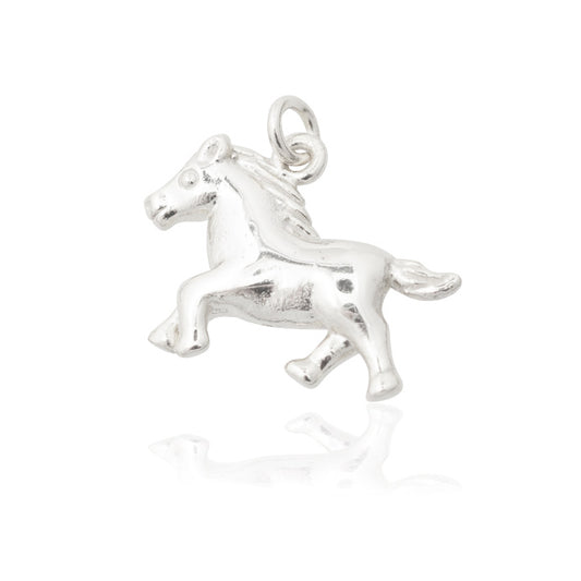 Horse pendant / 925 silver / 20mm