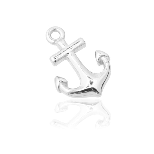 Anchor pendant / 925 silver / 14mm