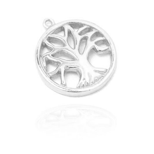 Tree of life pendant / 925 silver / Ø 10mm