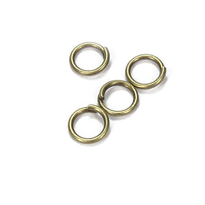 Eyelet binding ring / brass colored / Ø 5mm