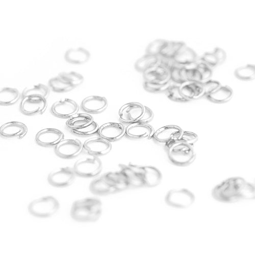 Eyelet binding ring / silver colored / Ø 5mm