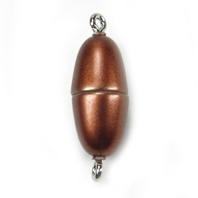 Power magnetic clasp oval / copper / 21mm
