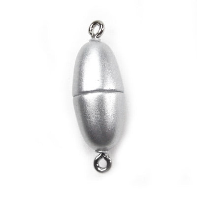 Power magnetic clasp oval / silver / 21mm