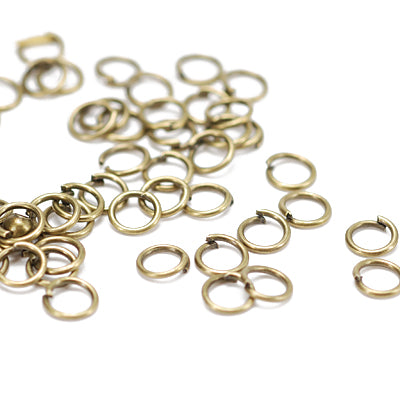 Eyelet binding ring / brass colored / Ø 5mm