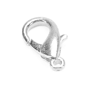 Lobster clasp / silver colored / 16mm