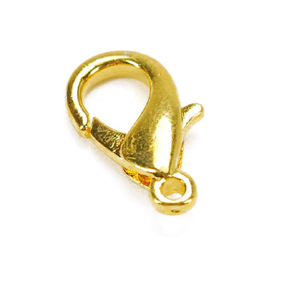 Lobster clasp / gold colored / 16mm