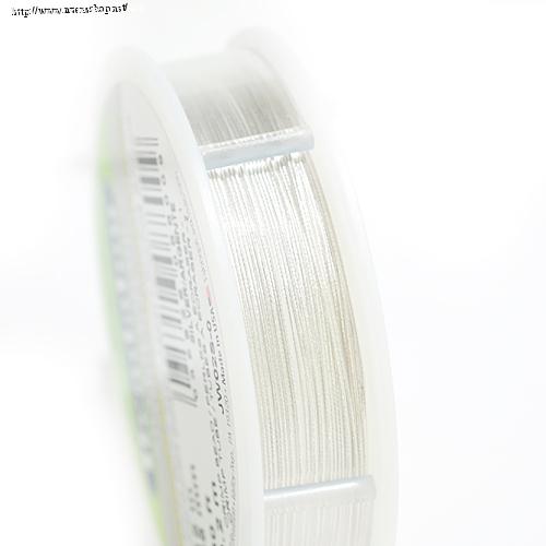 Roll of beading wire 9.2m beadalon / silver / Ø 0.46mm
