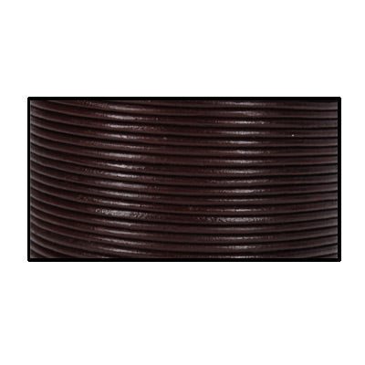 Lederband rund / Ø 2mm