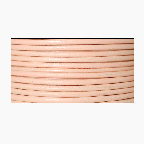 Lederband rund / Ø 2mm