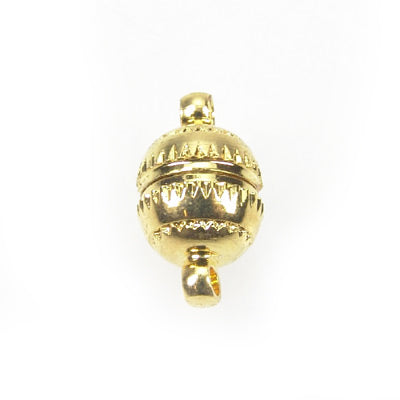 Magnetic clasp / gold colored / Ø 10mm