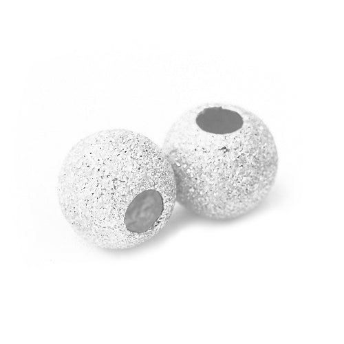 Ball diamond-coated / 925 silver / Ø 8mm