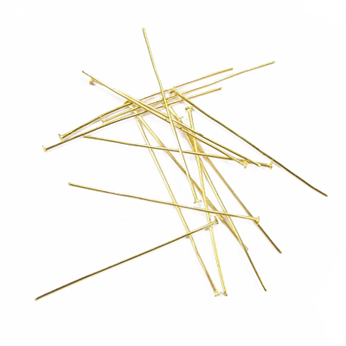 Headpin / gold colored / 50mm
