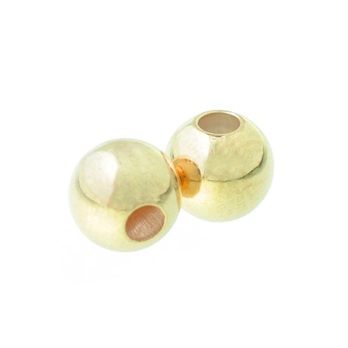 Ball / 925 silver gold plated / Ø 10mm