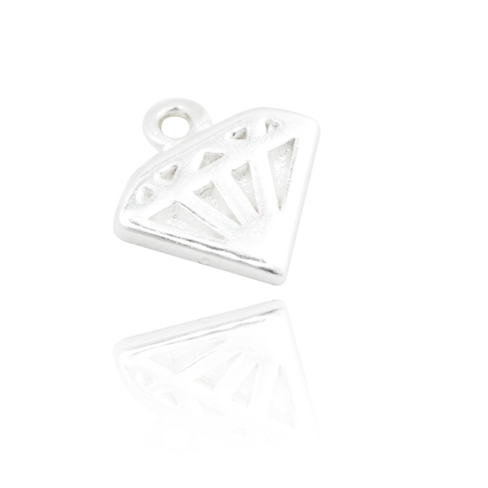 Mini pendant "Diamond" / 925 silver / Ø 6 mm