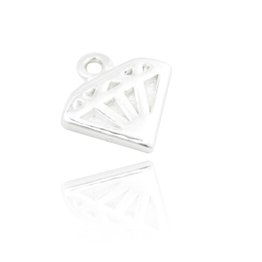 Mini Anhänger "Diamond" / 925er Silber / Ø 6 mm