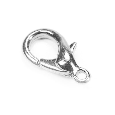 Lobster clasp XL / silver colored / 19mm
