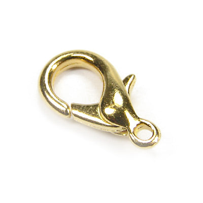 Lobster clasp XL / gold colored / 19mm