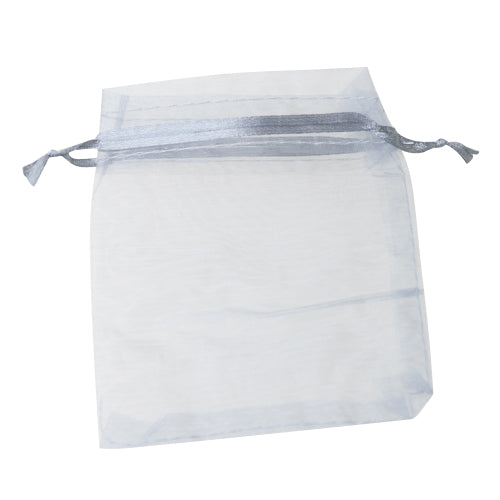 Organze bag gray / 10x15 cm