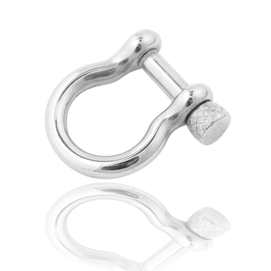 Stainless steel shackle clasp / 32 mm