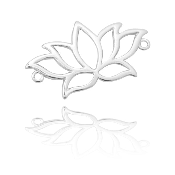 Lotus Verbinder / 925er Silber