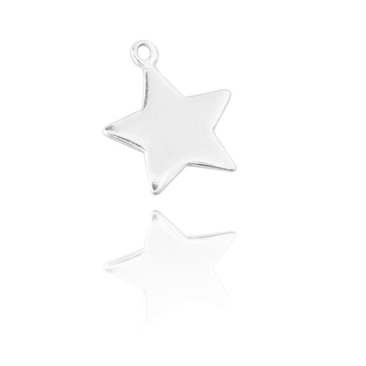 Mini star pendant / 925 silver / 8 mm