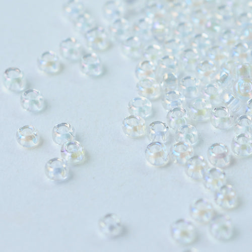 Preciosa Rocailles / crystal iris 11/0 / Ø 2mm / 15gr.