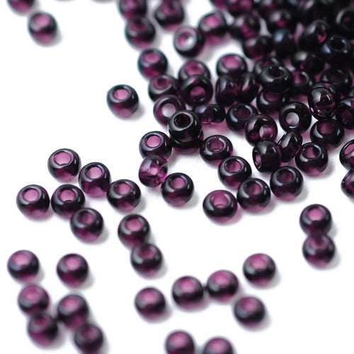 Preciosa Rocailles / dark purple 9/0 / Ø 2.6mm / 15gr.