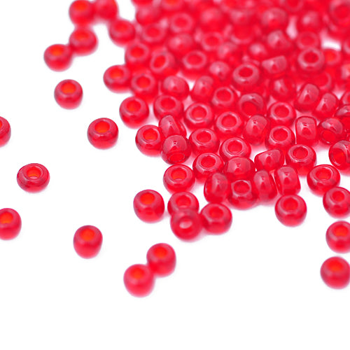 Preciosa Rocailles red / Ø 2.6mm (9/0) / 15gr.