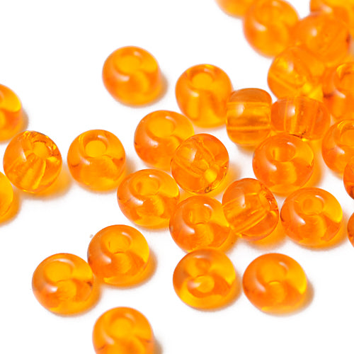 Preciosa Rocailles orange /  Ø 4,5mm (5/0) / 15gr.