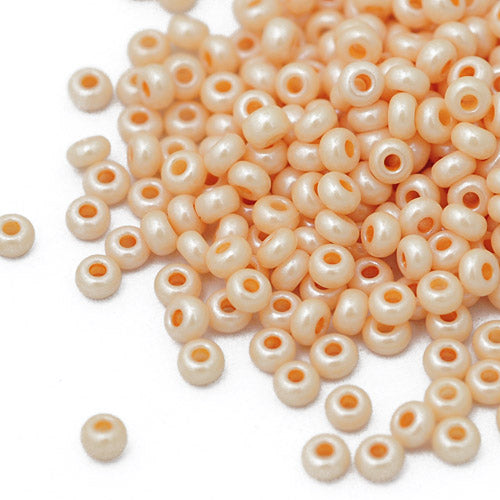 Preciosa Rocailles apricot cream / Ø 2.6mm (9/0) / 15gr.