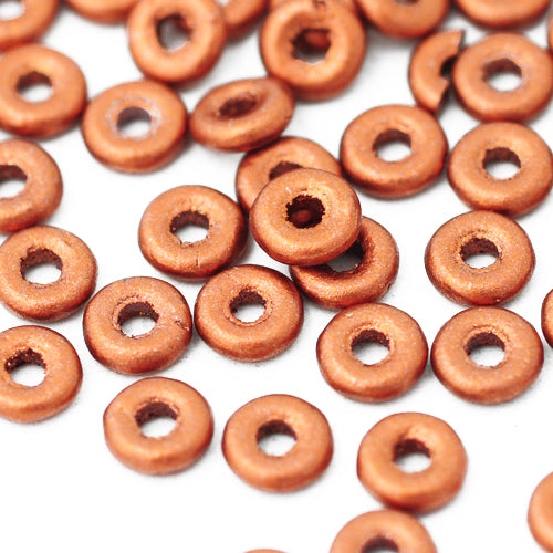 O-Beads roségold matt / 5 gr. / Ø 4mm